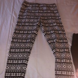 Pattern Polo leggings